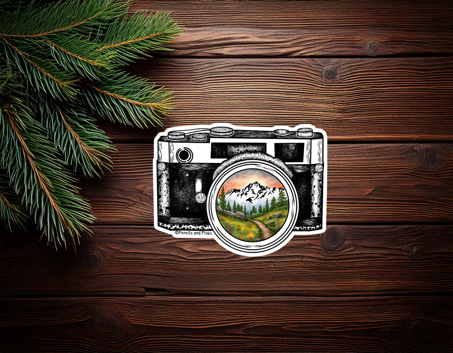 Capturing Nature Sticker
