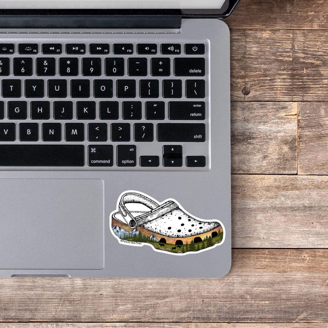 Adventure Croc Sticker
