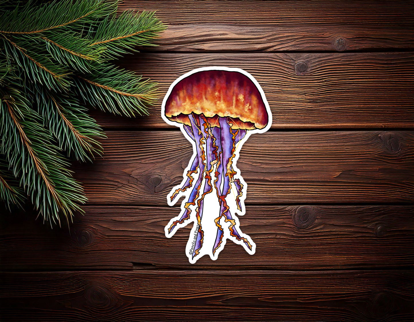 Jelly Fish Sticker