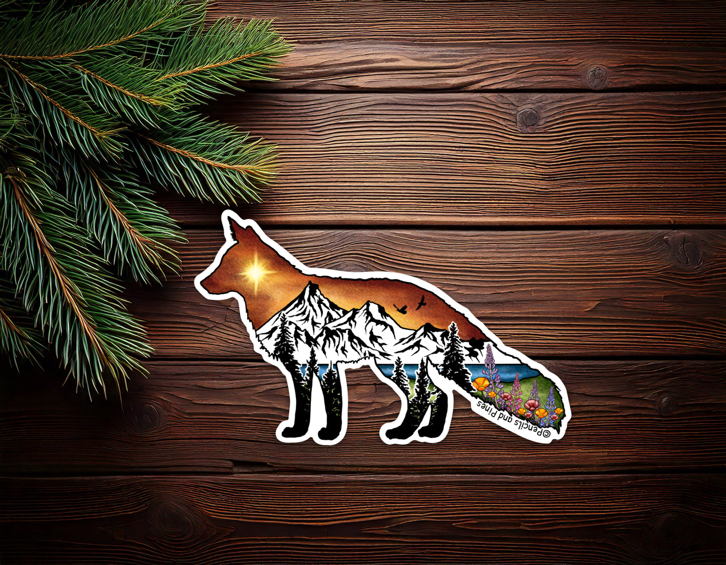 Fox Sticker