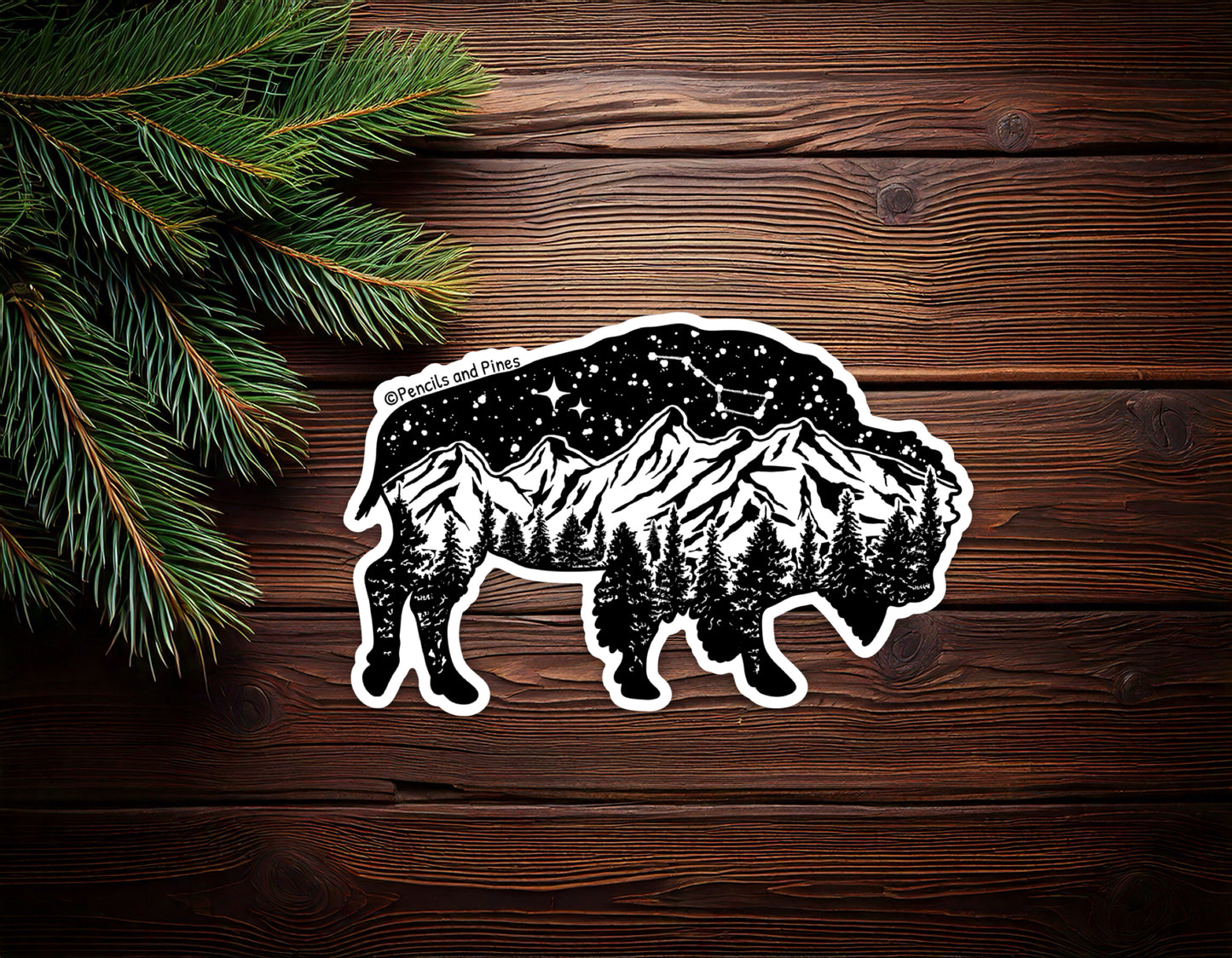Wild Bison Sticker