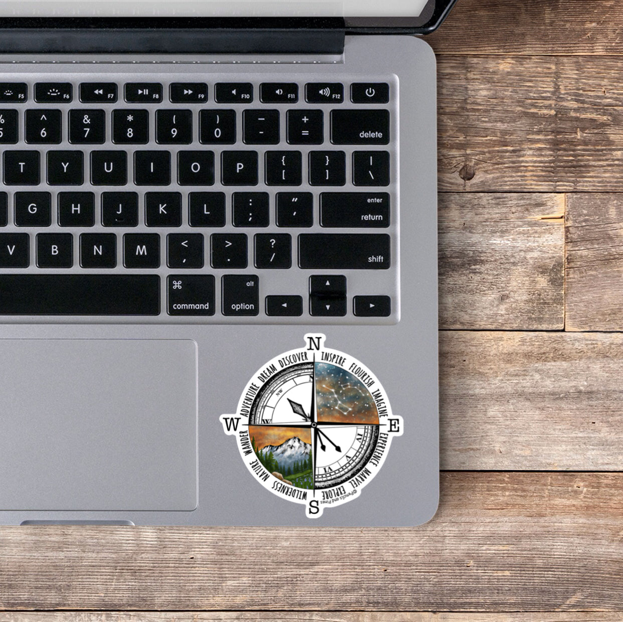 Adventure Compass Sticker