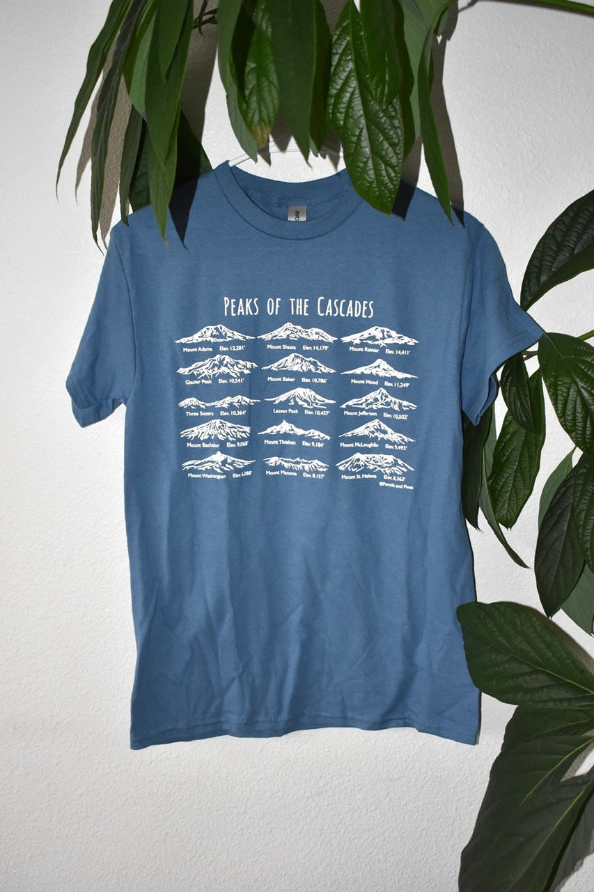 Peaks of the Cascades - Short Sleeve T-Shirt