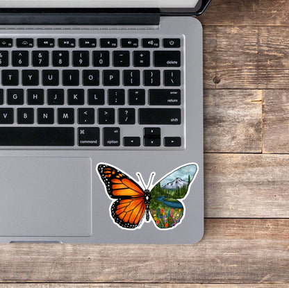 Monarch Butterfly Sticker