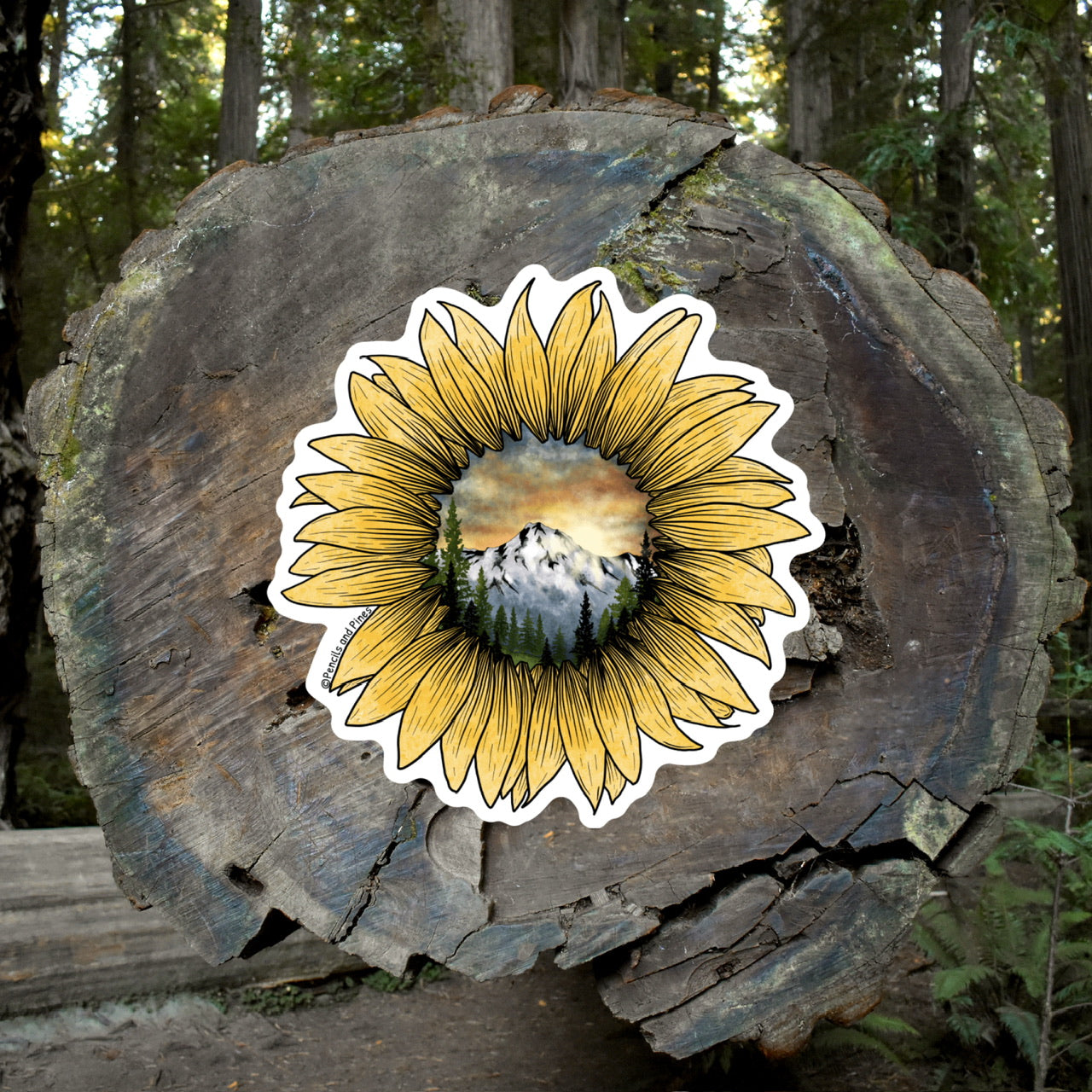 Sunflower Sticker
