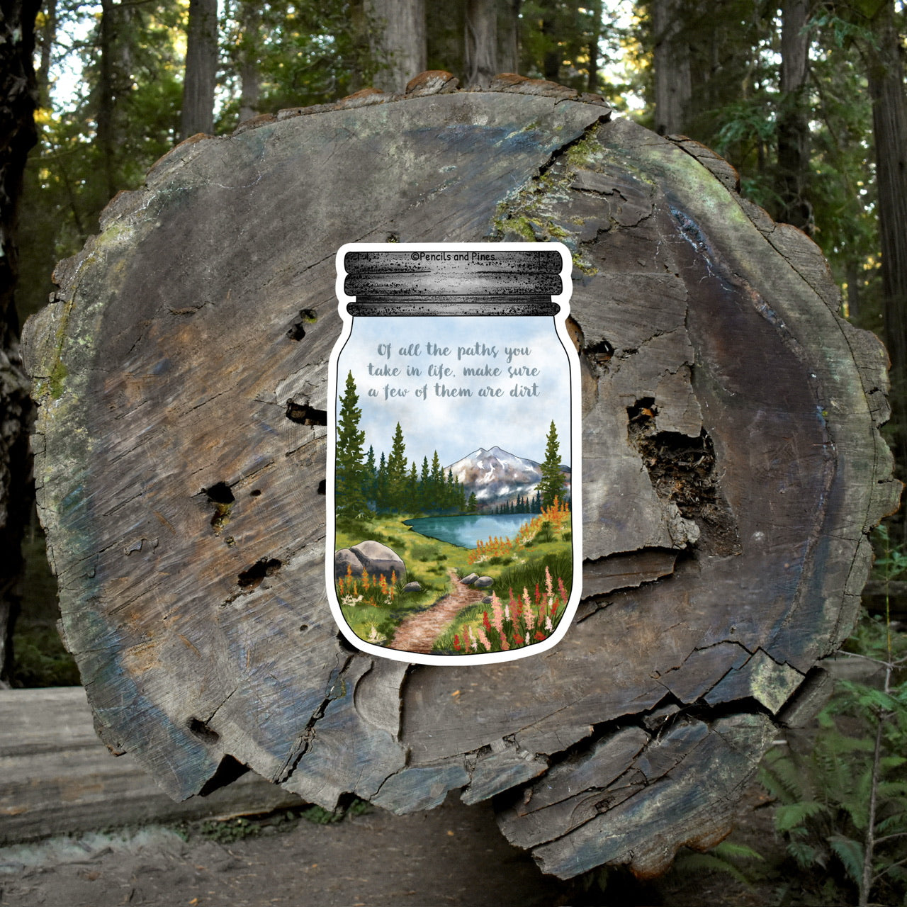 Mason Jar Sticker