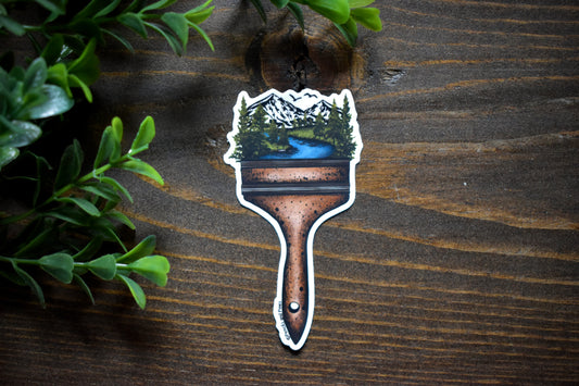 Paint Brush Sticker