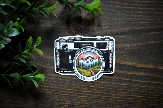 Capturing Nature Sticker