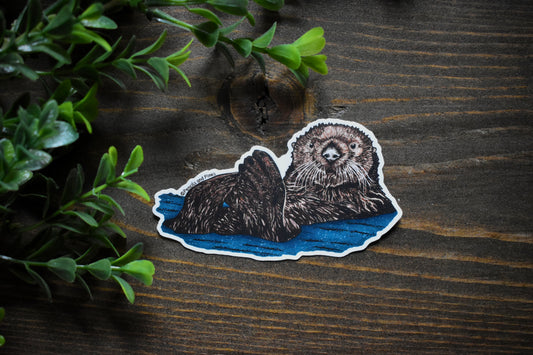 Sea Otter Sticker