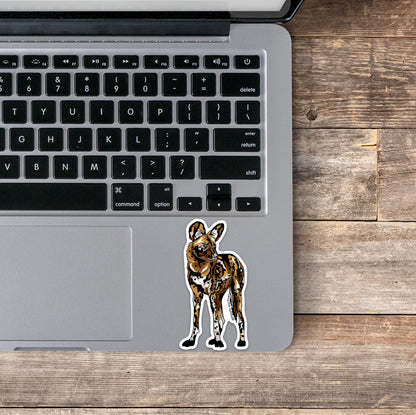 African Wild Dog Sticker