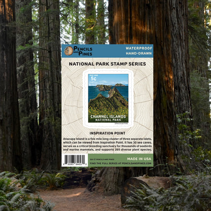 Channel Islands National Park Stamp Sticker