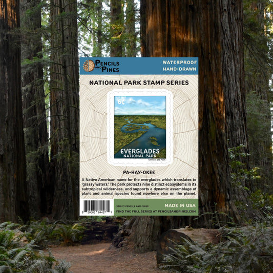 Everglades National Park Stamp Sticker