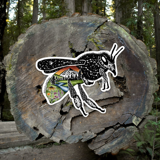 Nature Bee Sticker