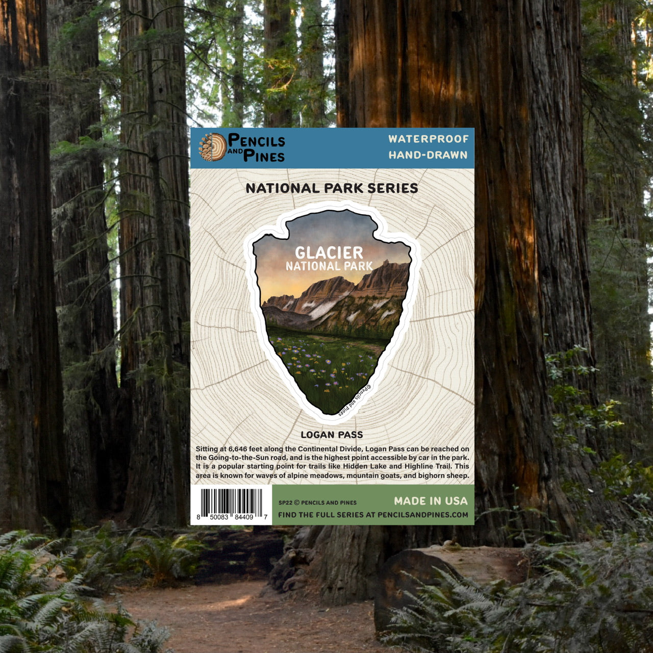 Glacier National Park Sticker