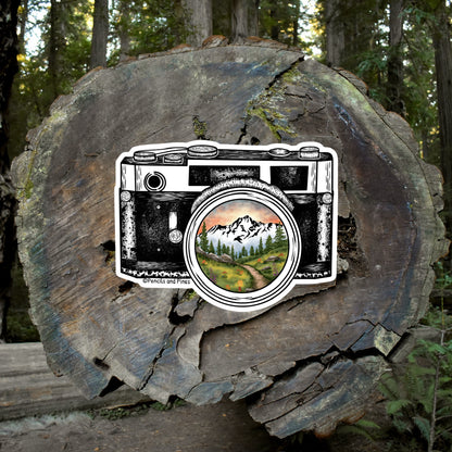 Capturing Nature Sticker