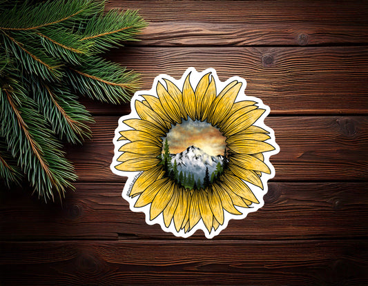 Sunflower Sticker