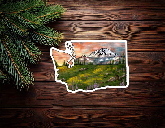 Mt. Rainier National Park Sticker