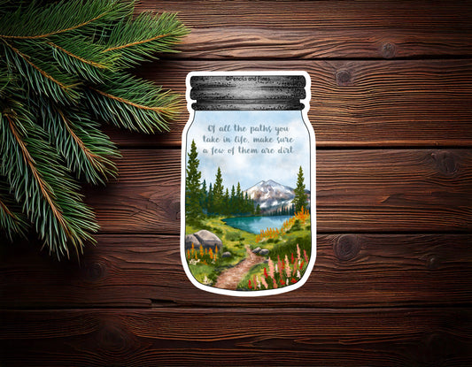 Mason Jar Sticker
