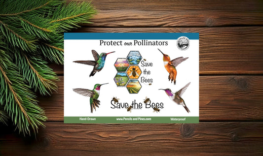 Protect Our Pollinators Sticker Sheet
