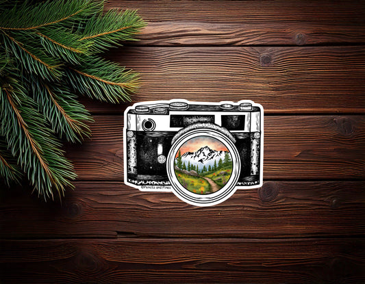 Capturing Nature Sticker
