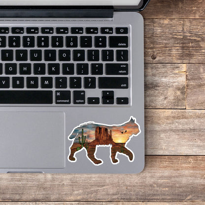 Desert Bobcat Sticker