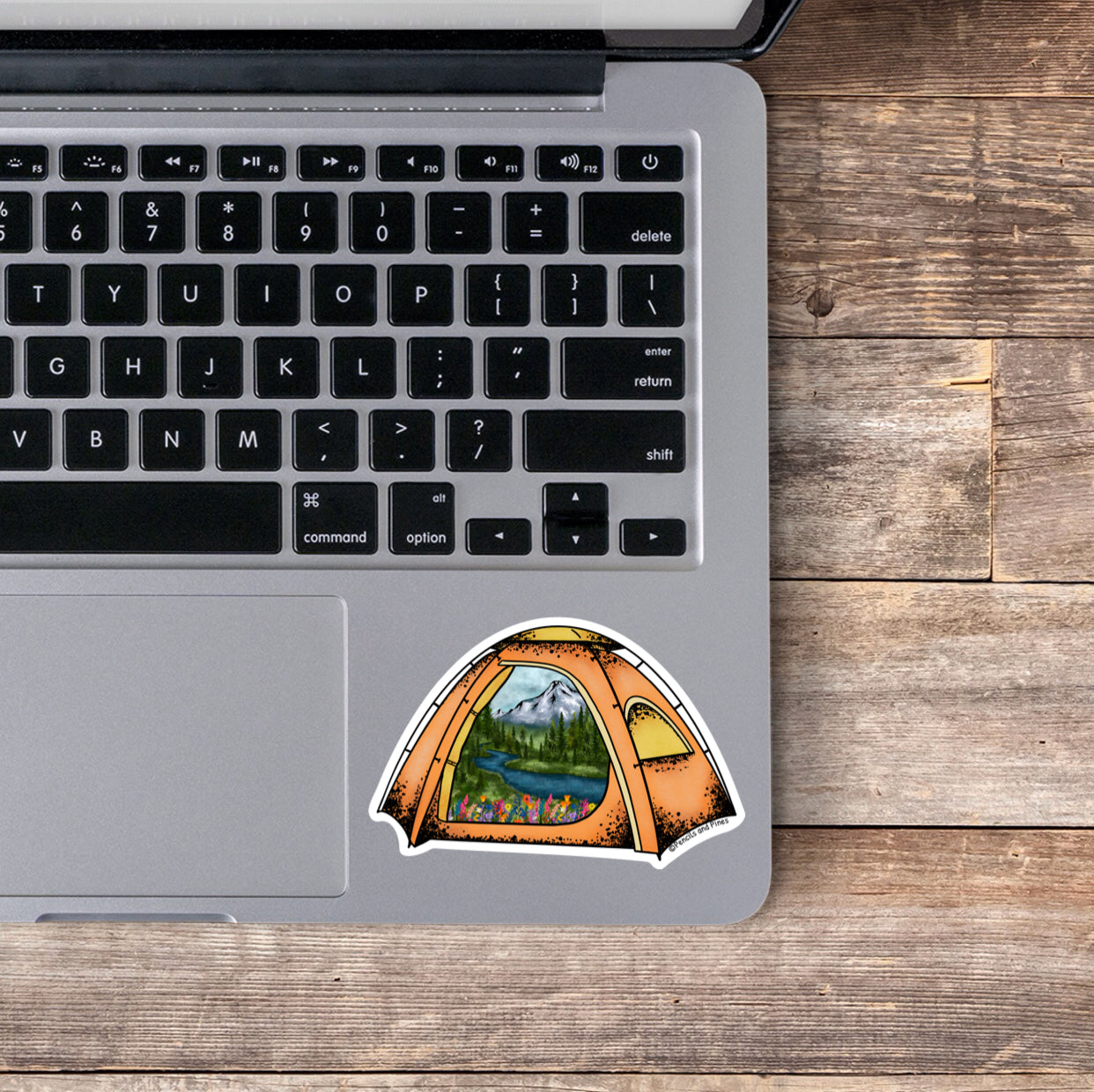 Camping Tent Sticker