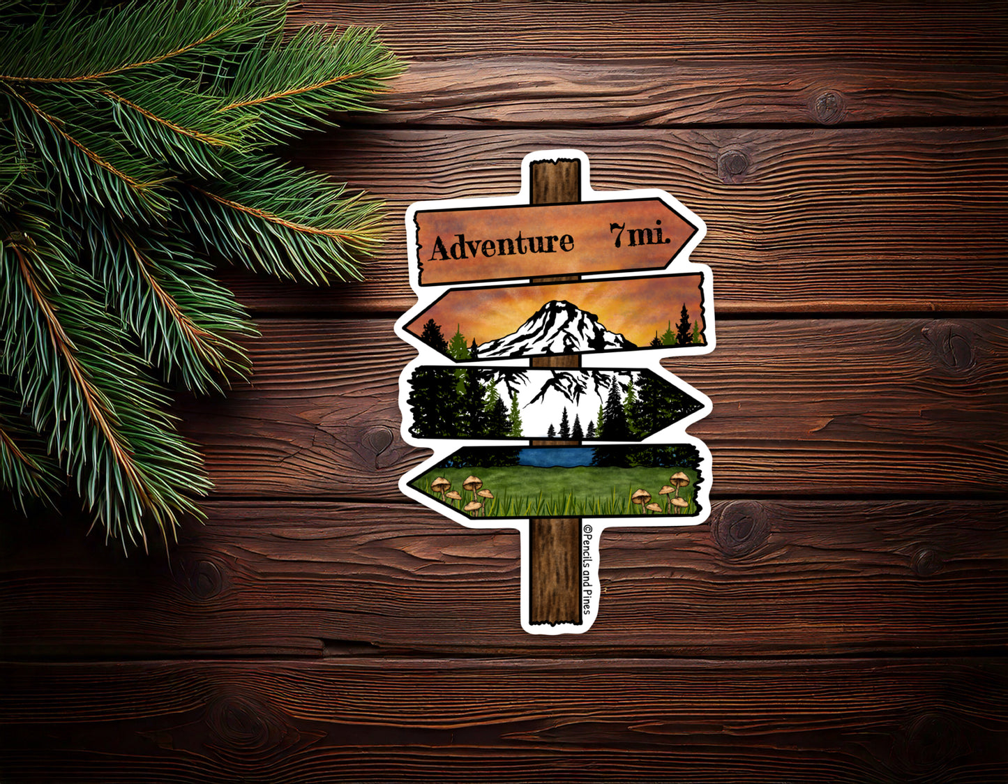 Adventure Trailhead Sticker