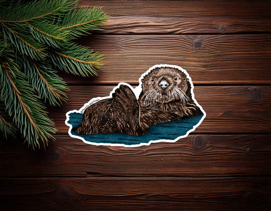 Sea Otter Sticker