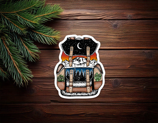 Adventure Backpack Sticker