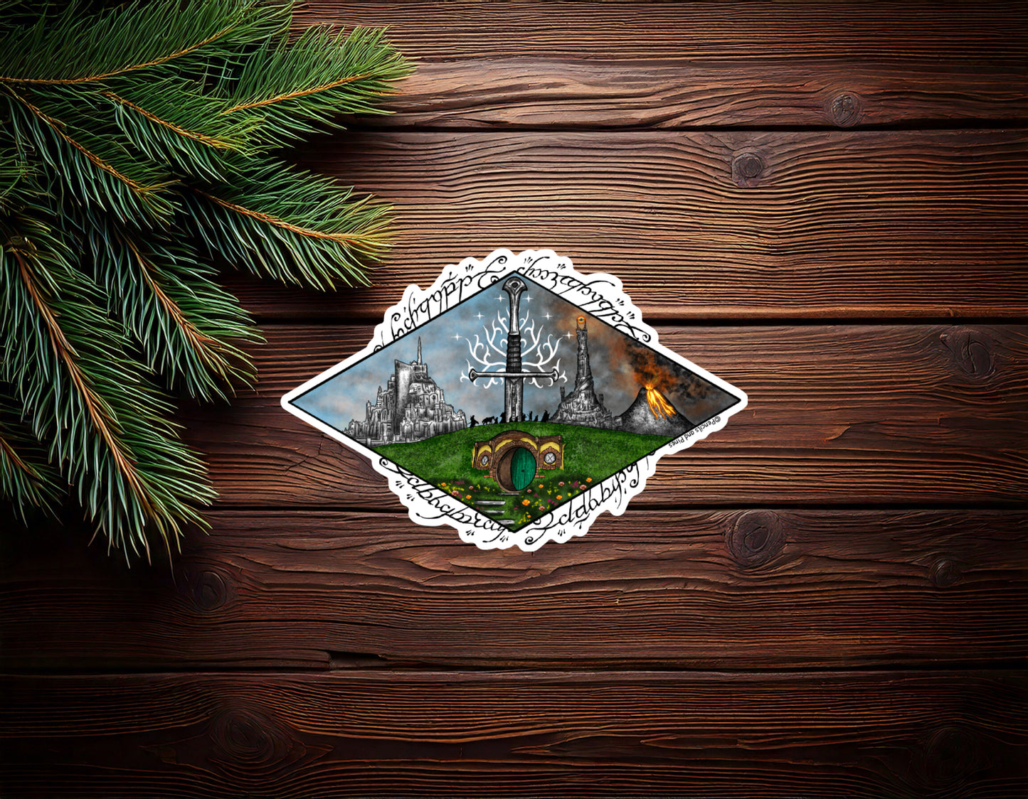 Middle Earth Sticker