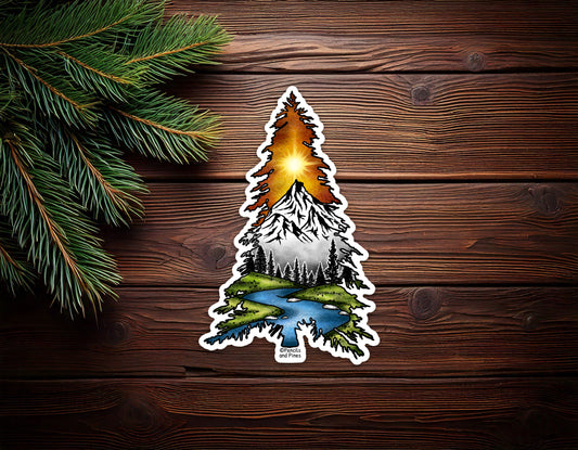 Pine Tree Sticker