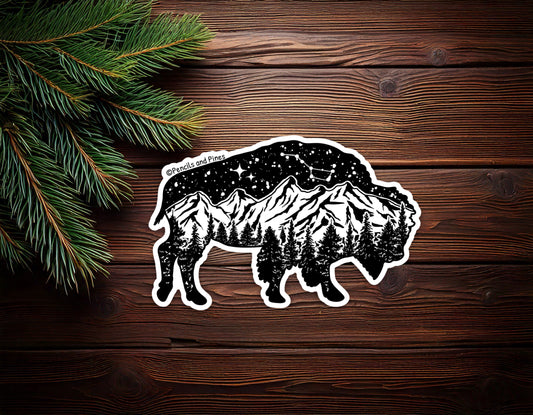 Wild Bison Sticker