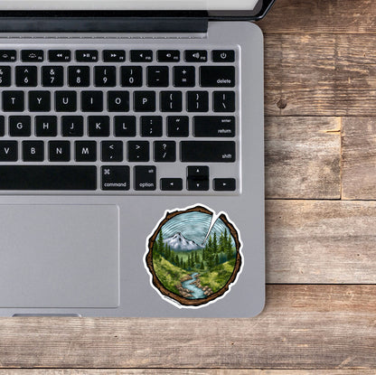 Tree Rings Sticker