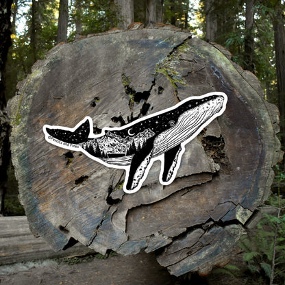 Humpback Whale Sticker