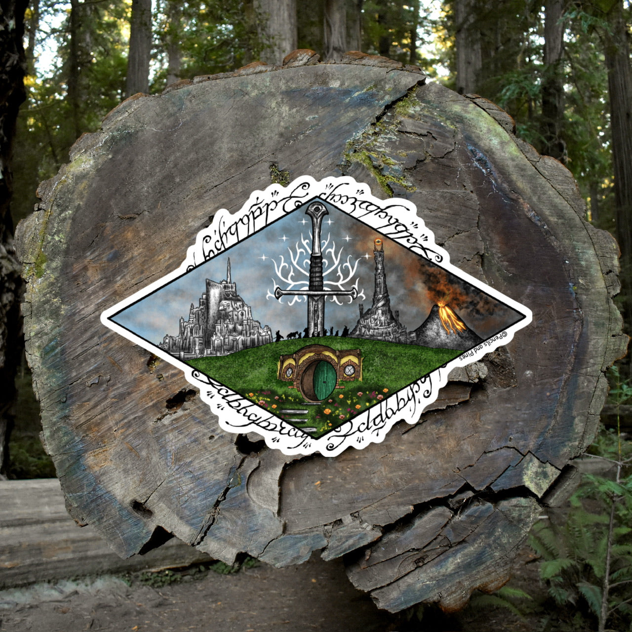 Middle Earth Sticker