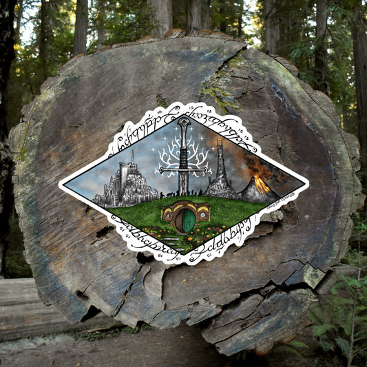 Middle Earth Sticker