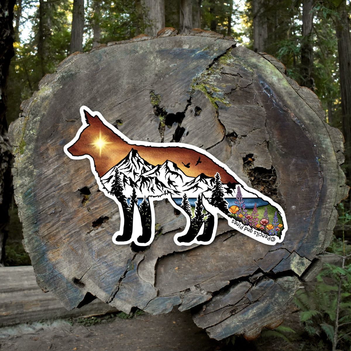 Fox Sticker