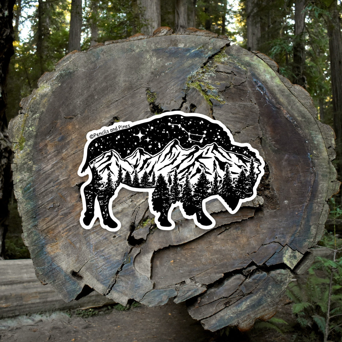 Wild Bison Sticker