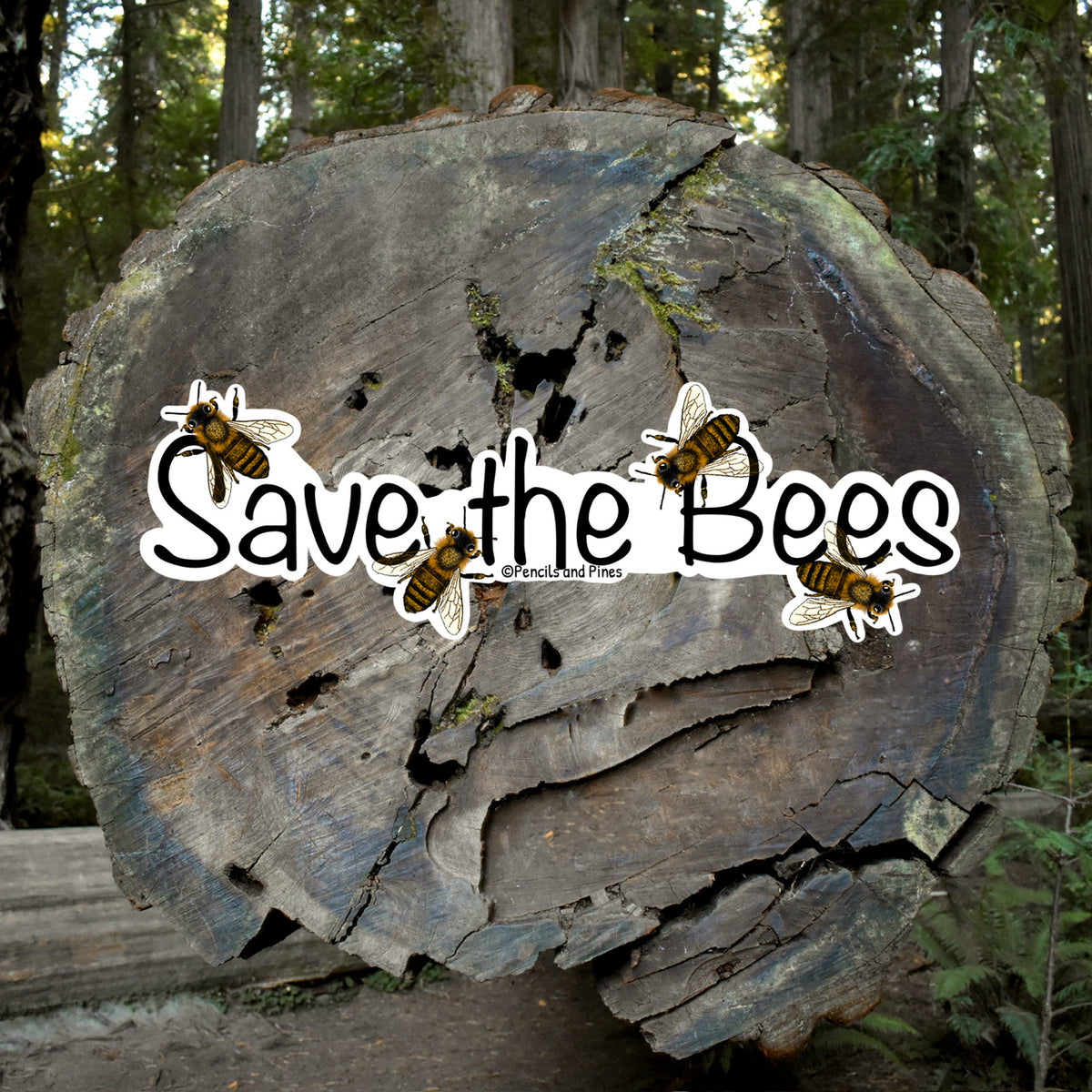 Save the Bees Sticker