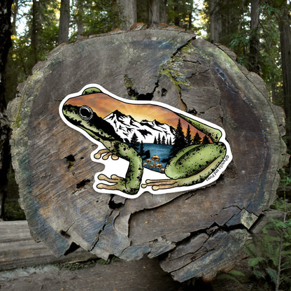 Pacific Tree Frog Sticker