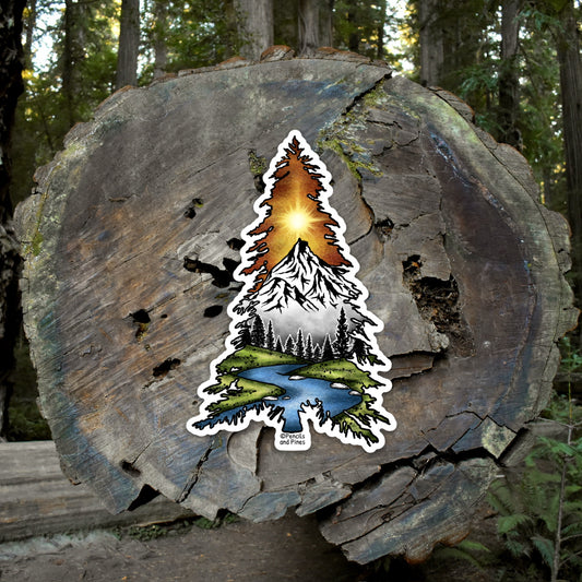 Pine Tree Sticker