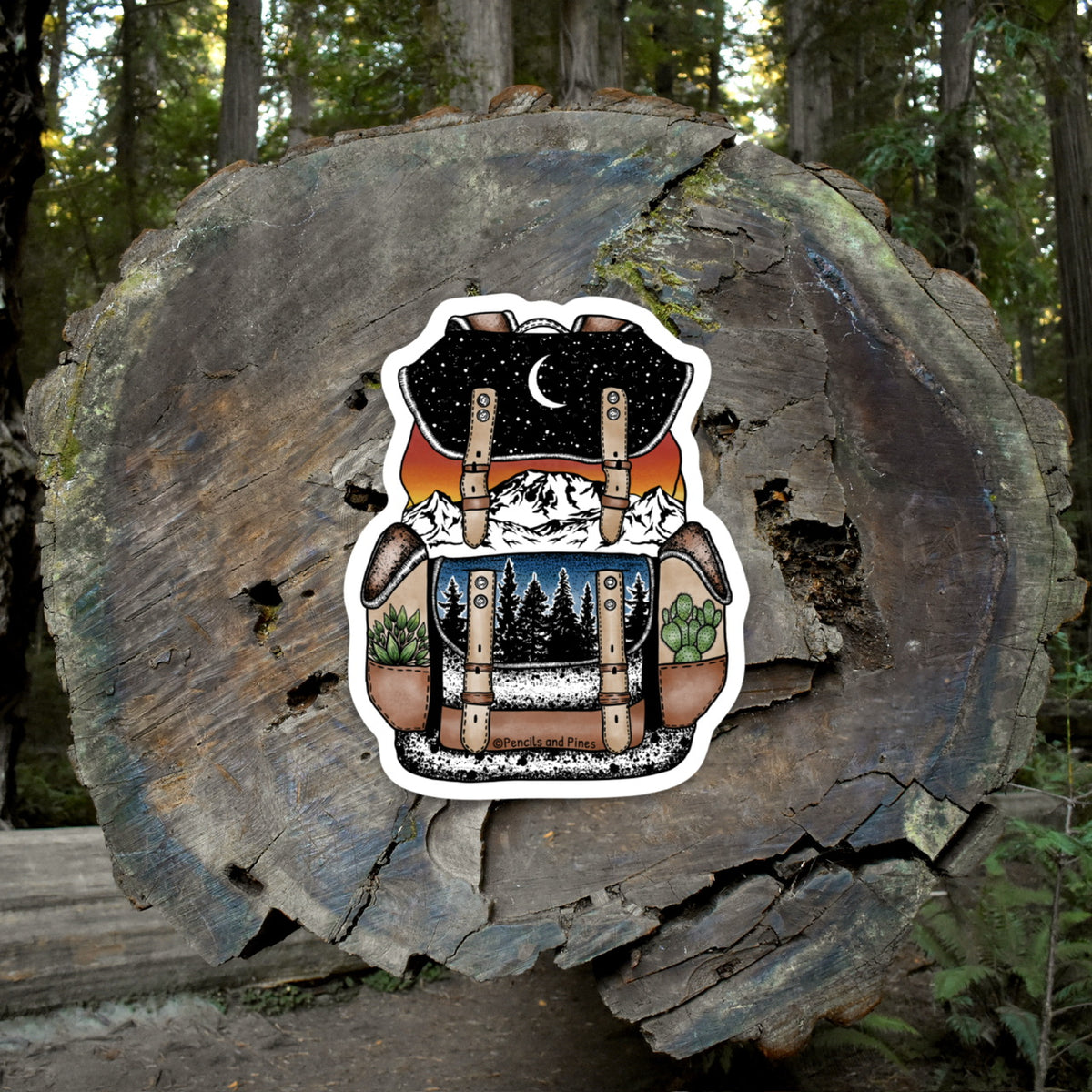 Adventure Backpack Sticker