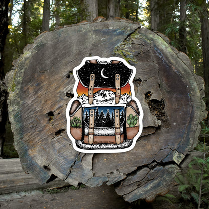 Adventure Backpack Sticker