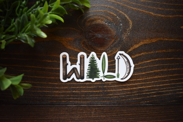 Wholesale WILD Sticker